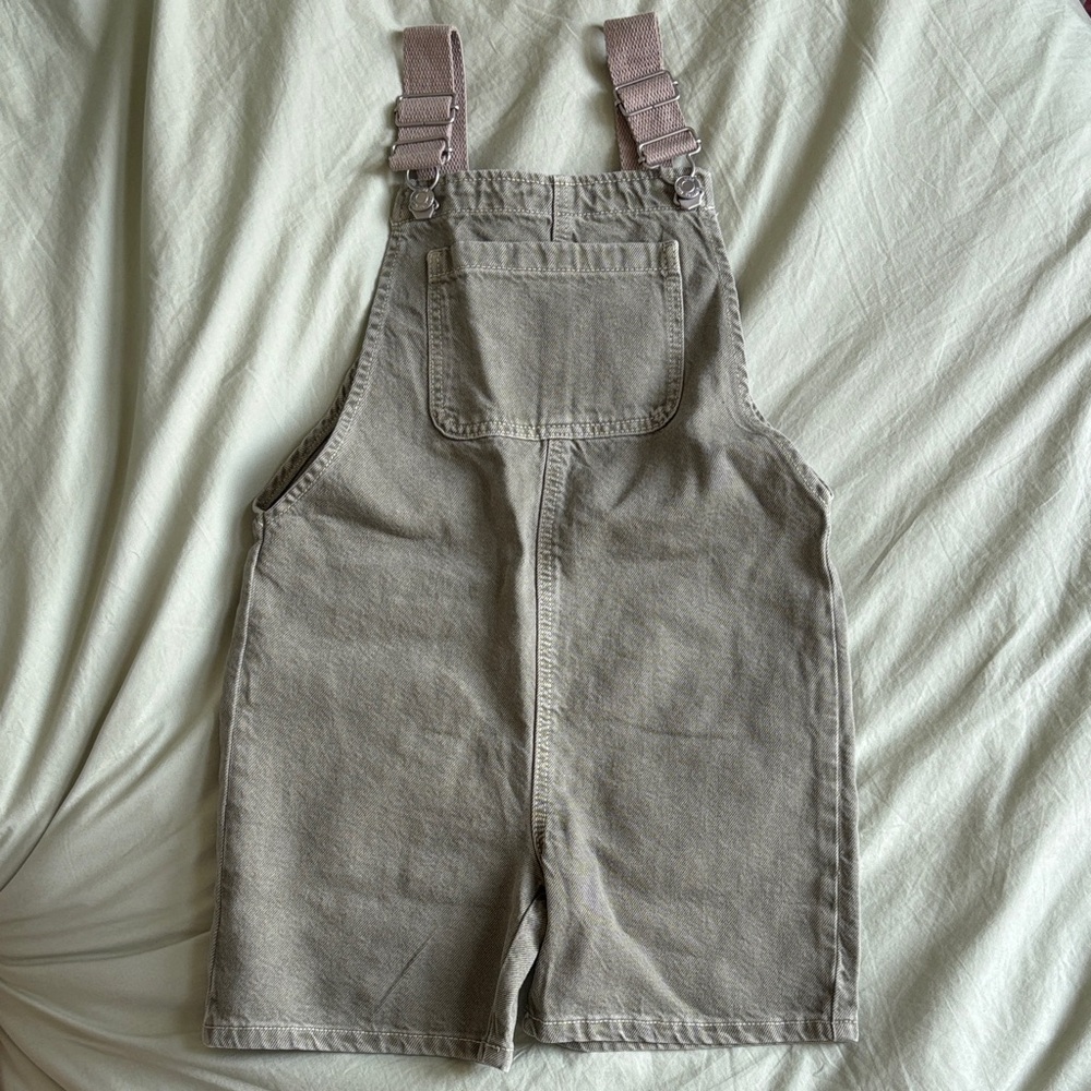 Zara Shorts Denim Overalls 5T NWT